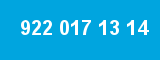922 017 13 14